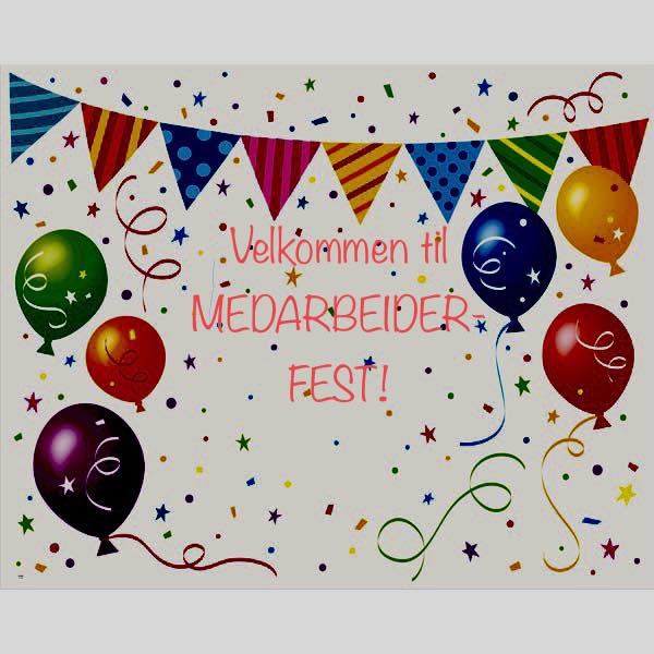 Velkommen til medarbeiderfest torsdag 5. februar!