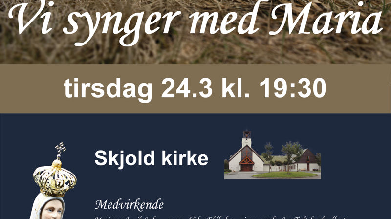 Konserten - Vi synger med Maria er avlyst og utsatt