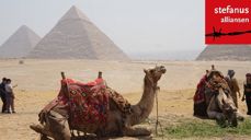 Pyramidene i Giza, en kjent turistattraksjon. Foto: Christine G. Lunga. 