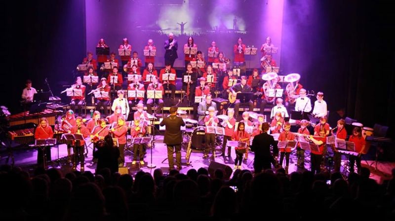 Julekonsert med Midtun skoles musikkorps