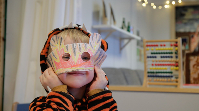 Fra karneval i Slettebakken menighetsbarnehage