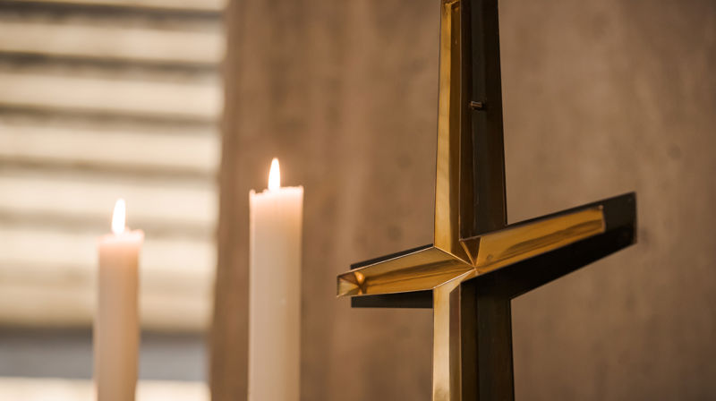 Alterkors i Slettebakken kirke. Foto: Lars Kristian Steen