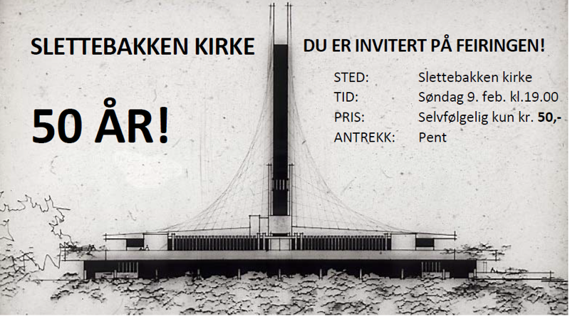 Slettebakken kirke 50 år