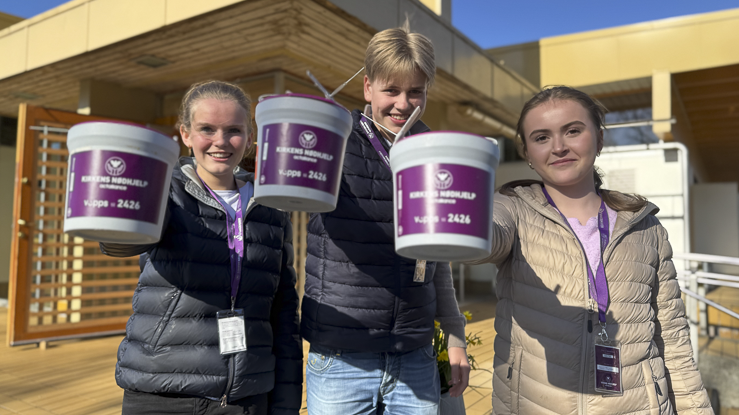 Pengene fra fasteaksjonen går til dem som trenger det. Foto. Geir Endre Kristoffersen