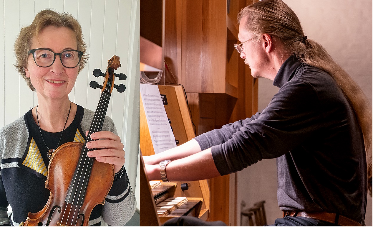 MUSIKALSK GJENSYN: Elisabeth R.Andersen var en av Jostein Aarvik sine fremste musikalske medspillere i årene hans som kantor i Fana kirke.  