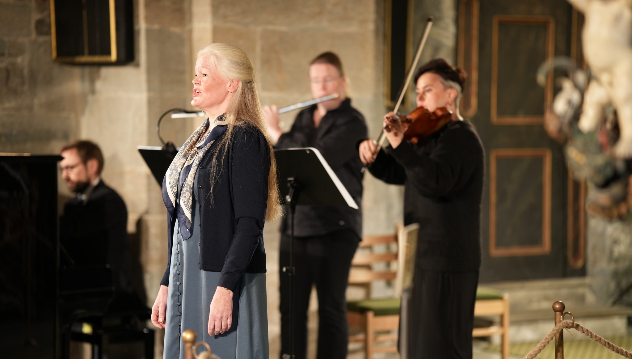 Ingrid Mostad Bråten hadde plateslippkonsert i Mariakirken i september 2023 (Foto: Gyrid Cecilie Nygaard)