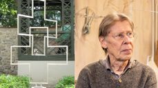 Kunstner Reinhard Haverkamp stiller ut flere av sine arbeider i Storetveit kirke.