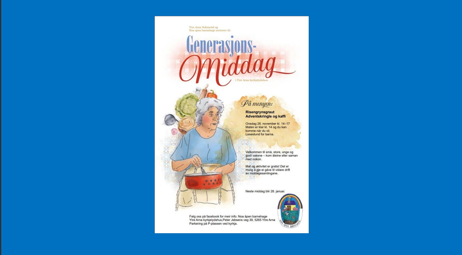 Meny: Risengrynsgraut, adventskringle og kaffi