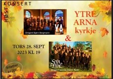 Konsert med Ytre Arna vokal og Sola Fide