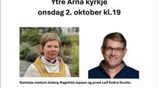 Biskop Ragnhild Jepsen og prost Leif Endre Grutle