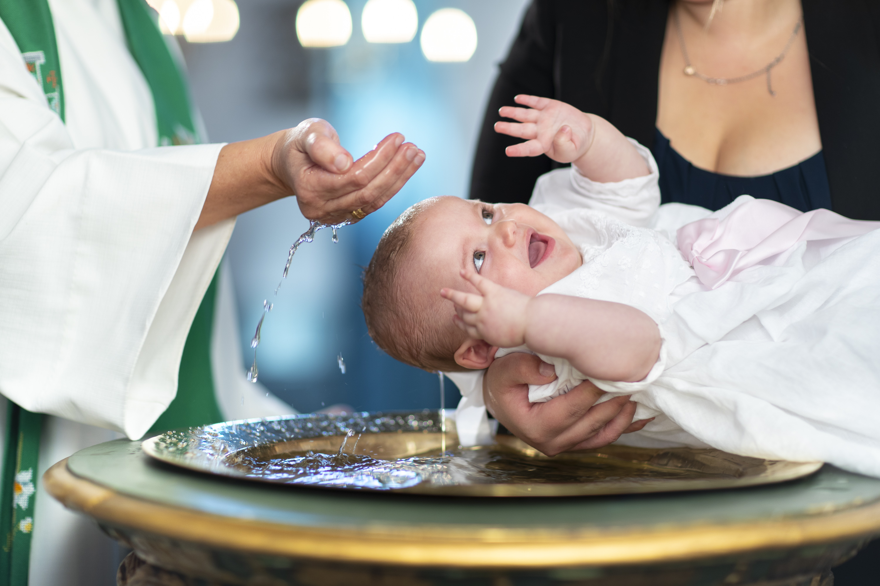 Illustrasjonsbilde av dåp Foto: Bo Mathisen
