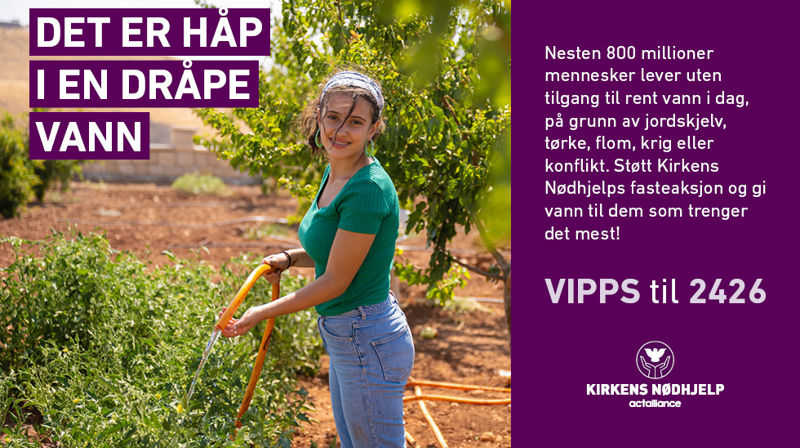 Håp i en dråpe vann - Fasteaksjonen 2024