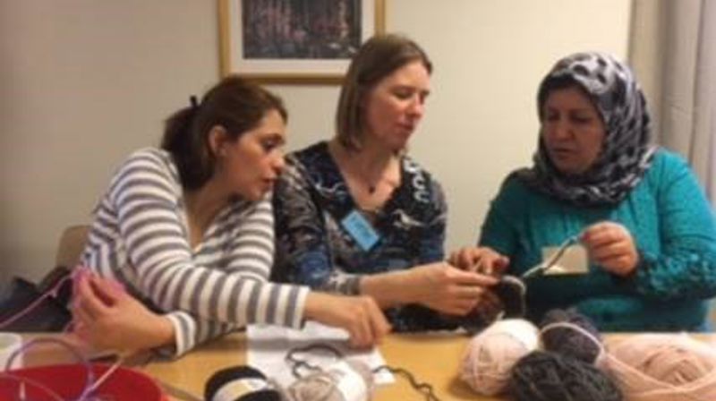 Storfint strikkebesøk fra Sverige