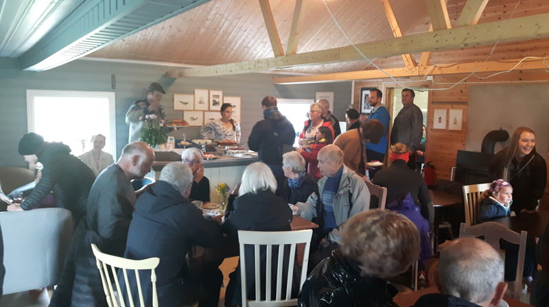 Vokkøy har fått ny kafé