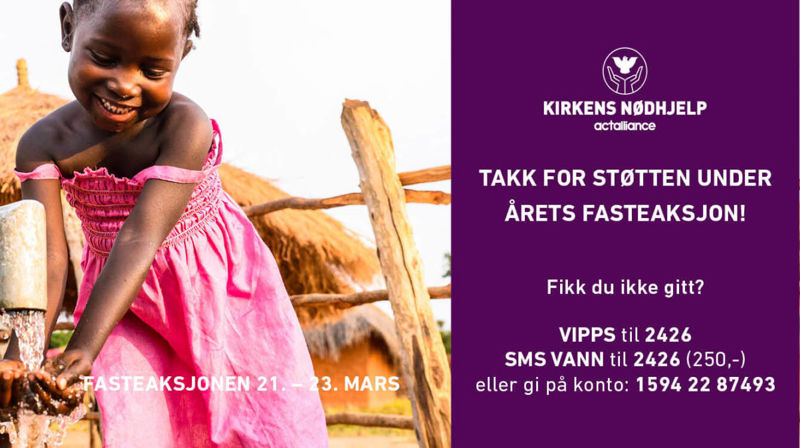 Resultat fasteaksjonen 2021