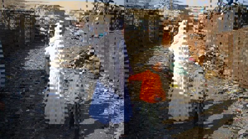 Mama Maggie gir barn verdighet. Her er hun i Helwan-slummen i Kairo. (Foto: Bjørn A. Wegge)