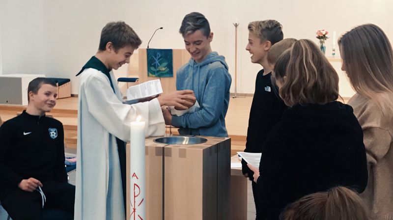 Konfirmanter 2018-2019.