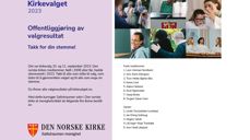 Valgresultat nytt menighetsråd