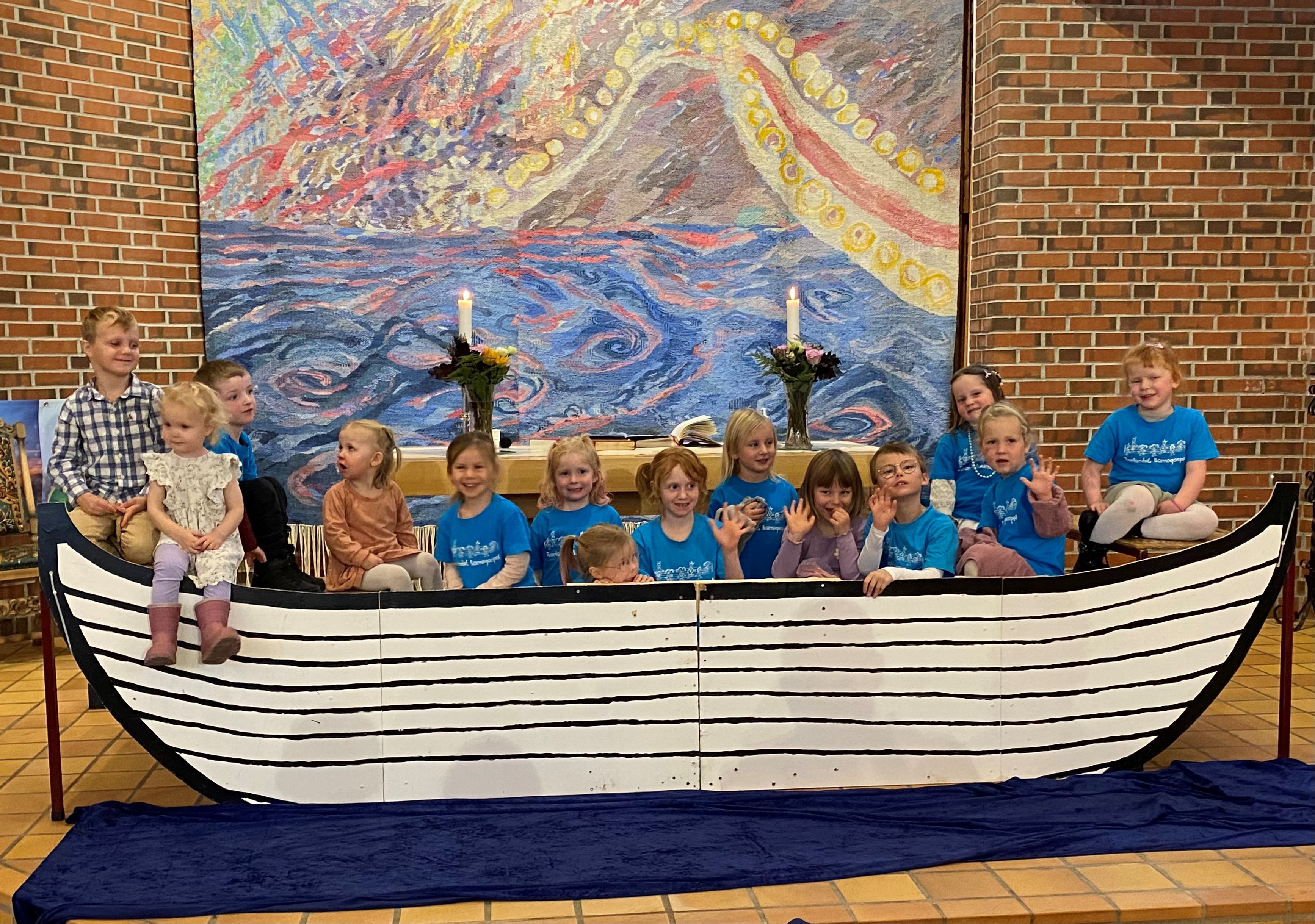 Tverlandet barnegospel, fra gudstjeneste.