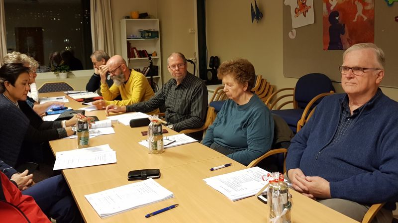 Fra et møte i Åssiden MR