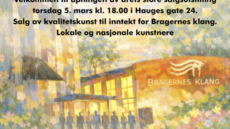 Velkommen til åpning av kunstutstilling 5 mars 2026
