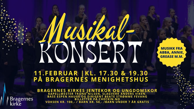Velkommen til musikalkonsert!