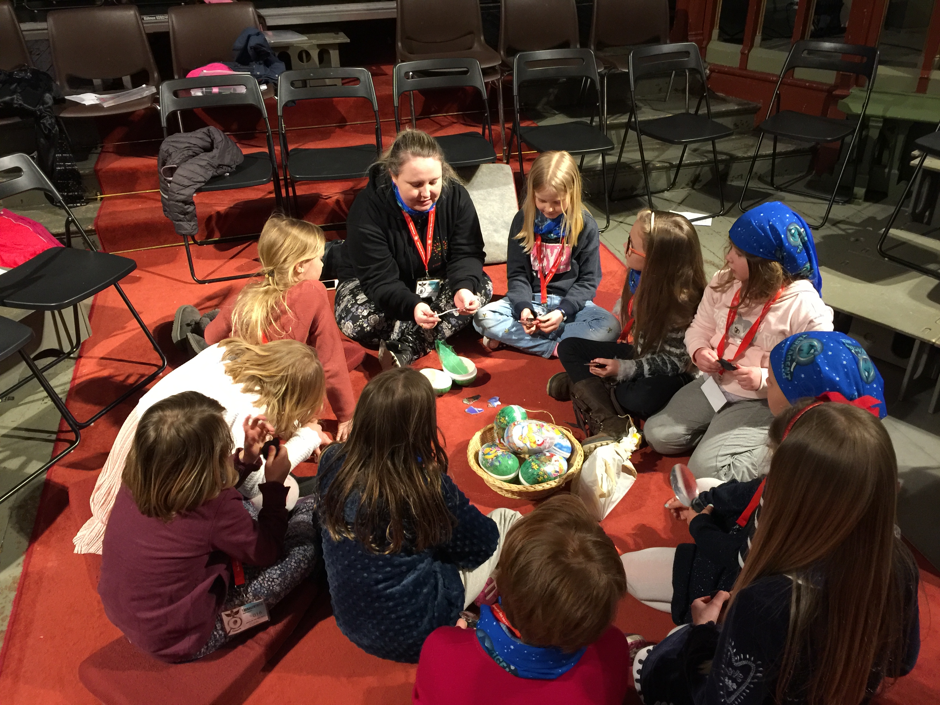 Deltagere i aktivitetsløype