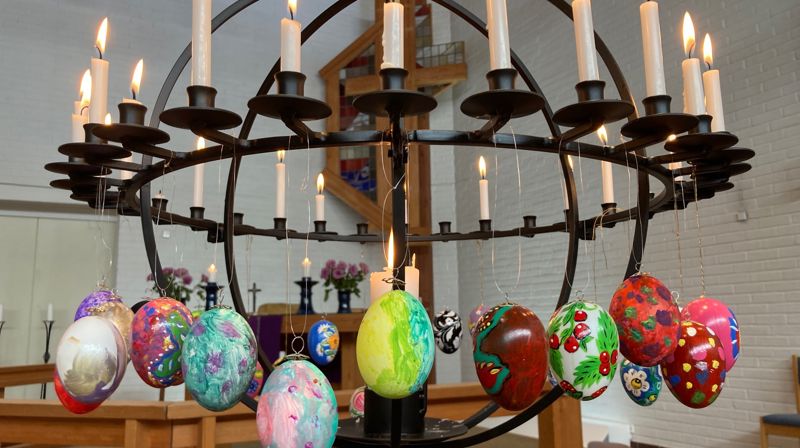 Påsken i Fjell kirke