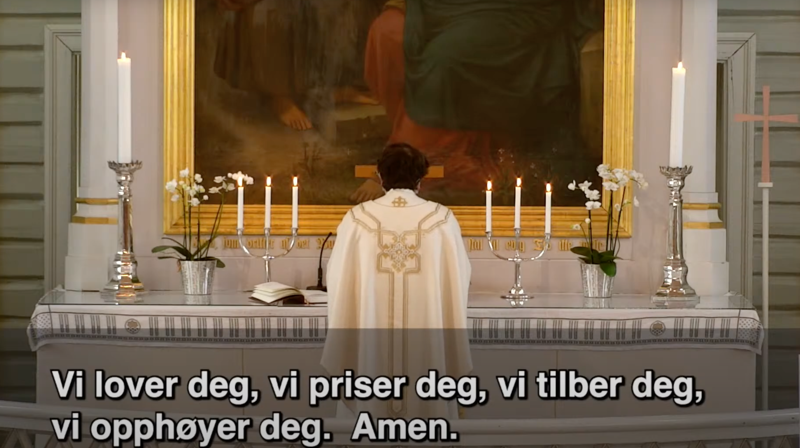 Velkommen til gudstjeneste med påmelding!