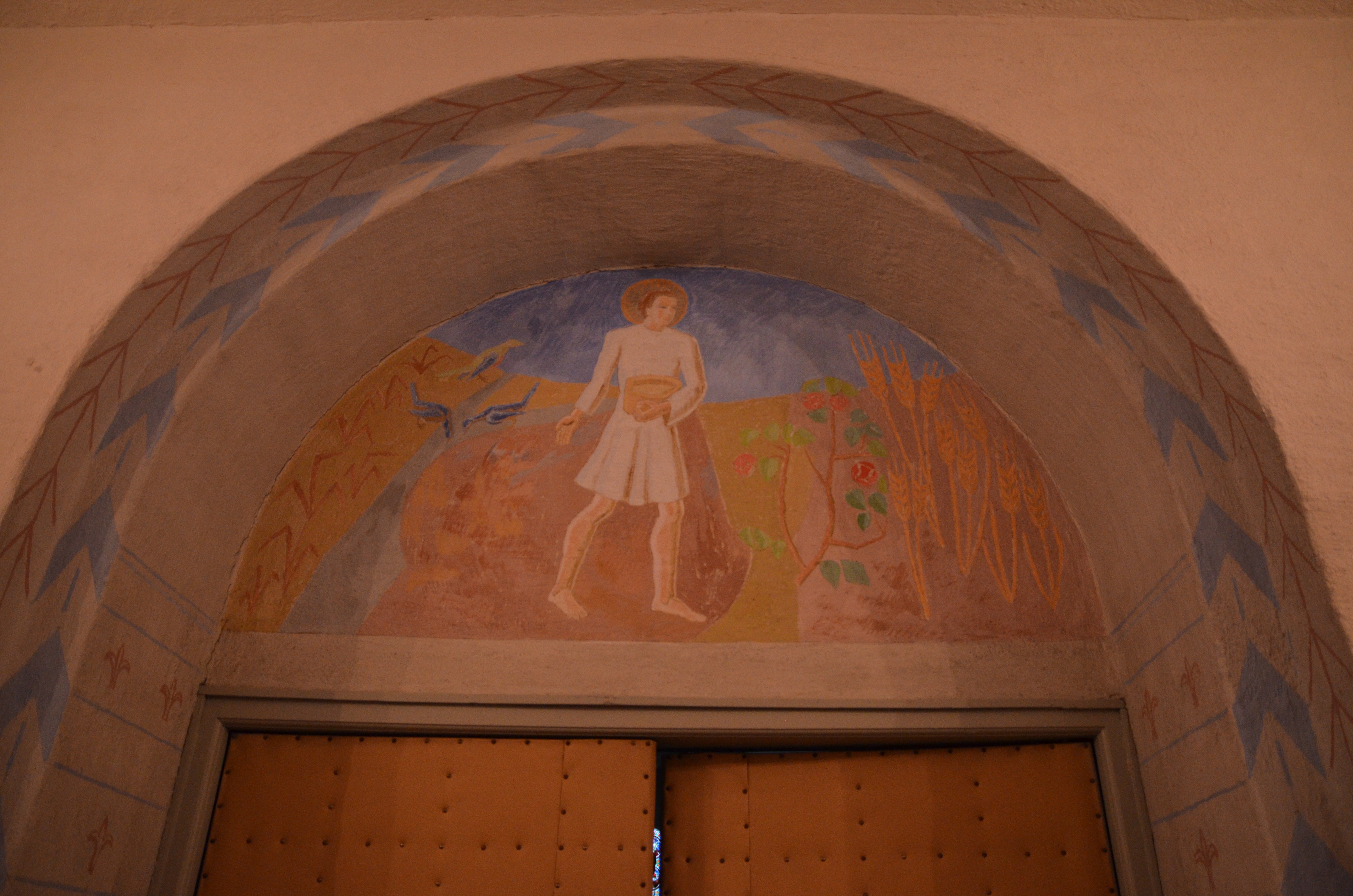 Maleri våpenhus Tangen