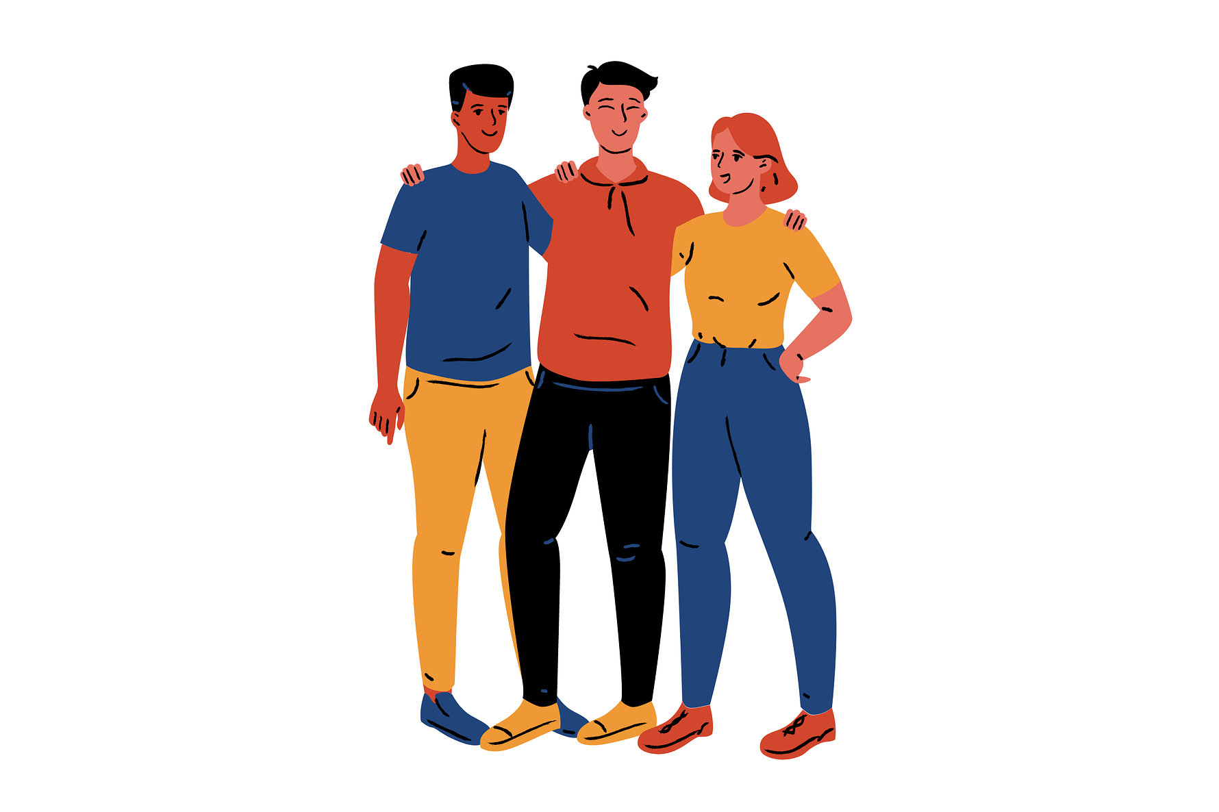 Èn familie: Som kristne er vi alle Guds barn, uansett hvilken menighet vi tilhører. Vi har mange søsken, og er alle en del av Guds verdensvide kirke.