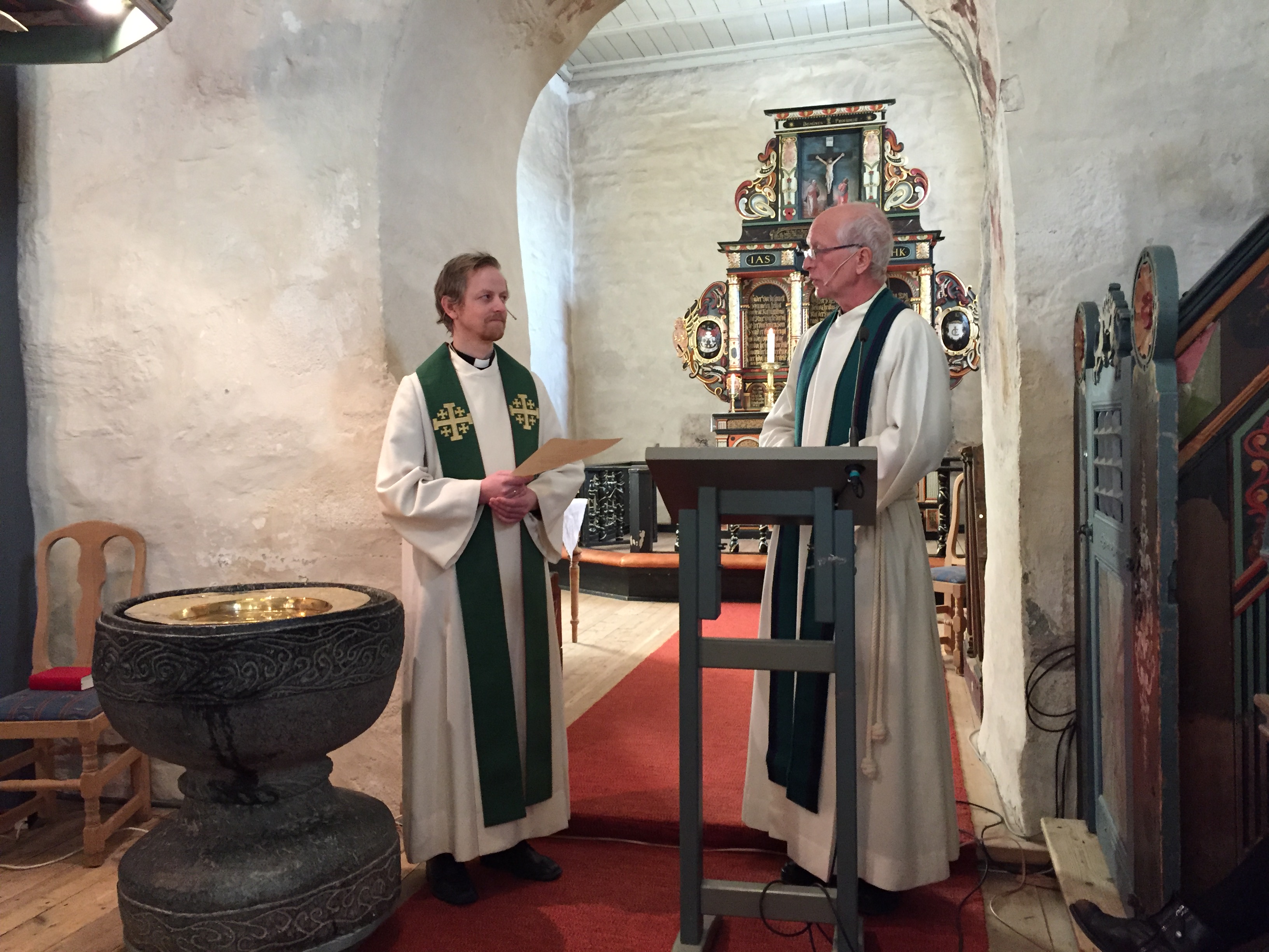 "Kirken i gamle dager" for femåringene.