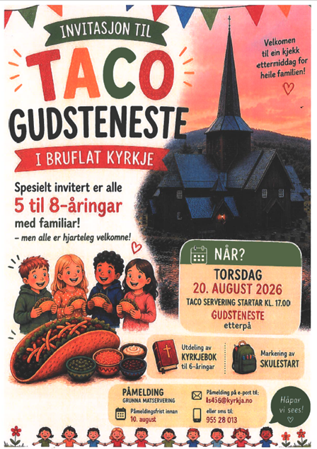 Tacogudsteneste i Bruflat kyrkje