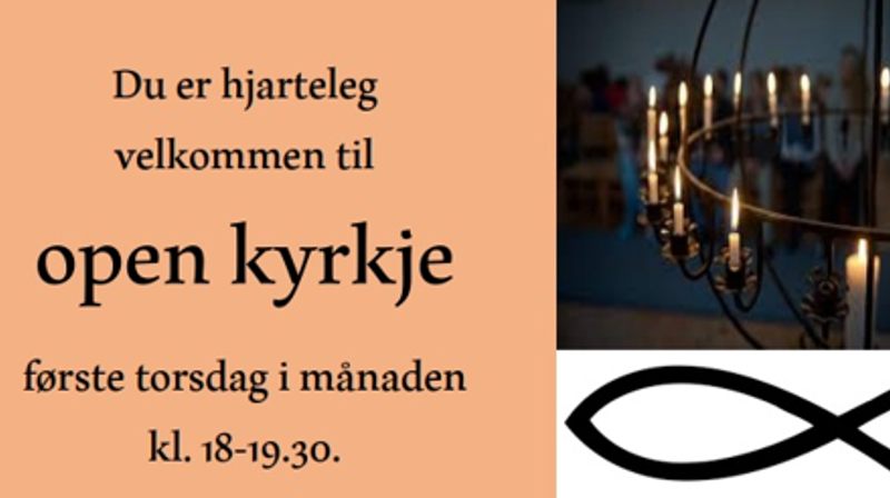 Open kyrkje torsdag 1. oktober