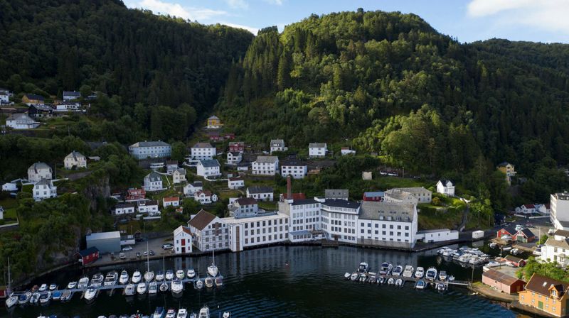Bilde av Salhus Tricotagefabrik (Foto: Trond A. Isaksen, Riksantikvaren)
