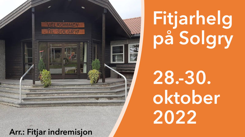 Fitjarhelg på Solgry 28.-30. oktober
