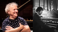 Wolfgang Plagge (t. v.) kjente komponist Egil Hovland godt, og skal fortelle om, og spille, musikken til kollegaen på flere arrangementer på 100-årsjubileet. Foto: Pressefoto/ Kjell Bertheau Johannessen.