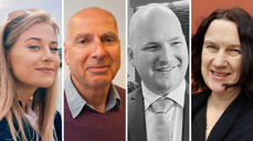 Kveldens deltakere: Signe Marie Store (kveldens intervjuobjekt), Knut Axel Jacobsen, professor i religionsvitenskap, Christopher Mentzoni medpastor i Filadelfia Fredrikstad og Kristin Winlund, sogneprest i Torsnes.