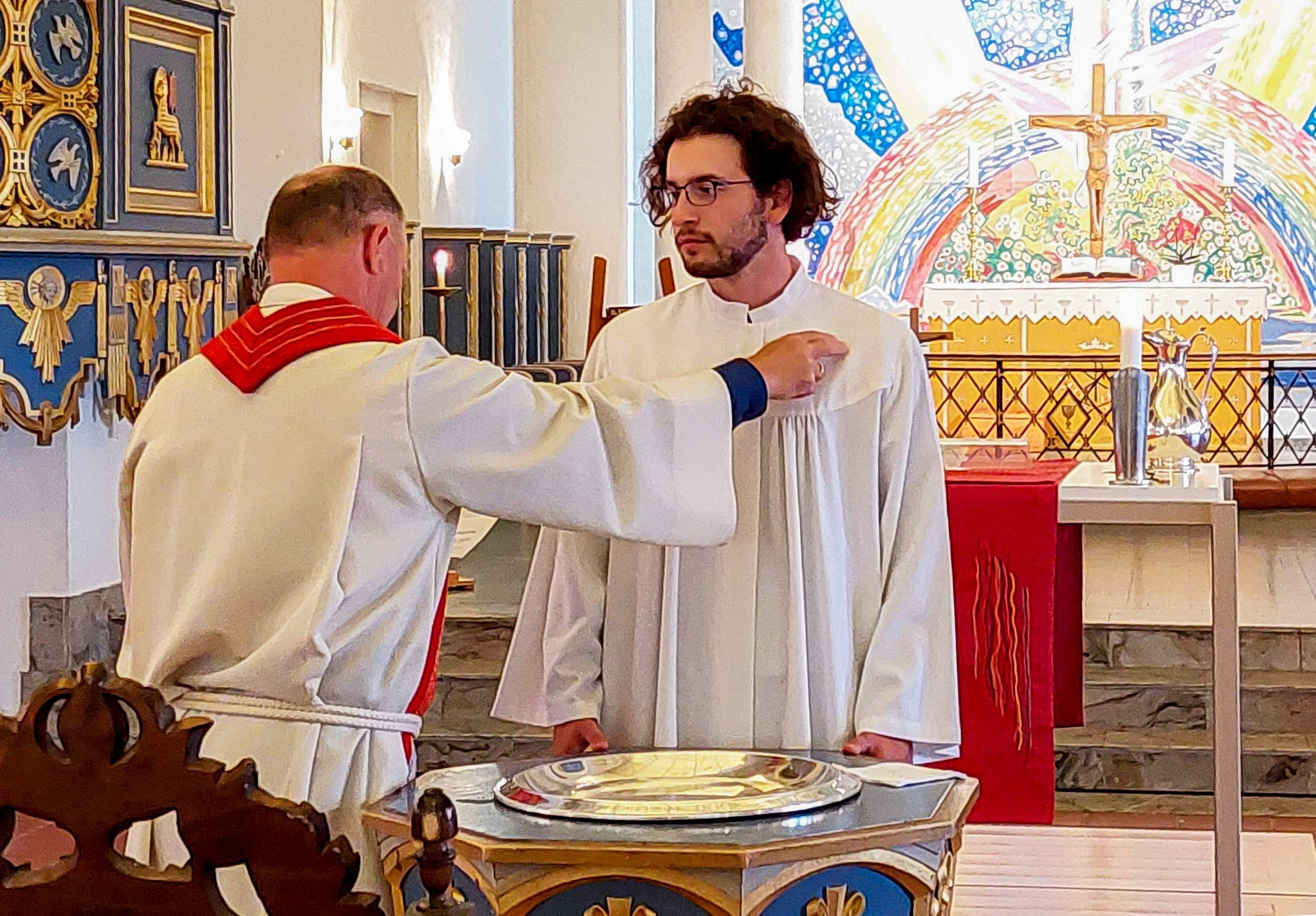 Fra Connor Weavers dåp 15. juli 2023. Foto: privat