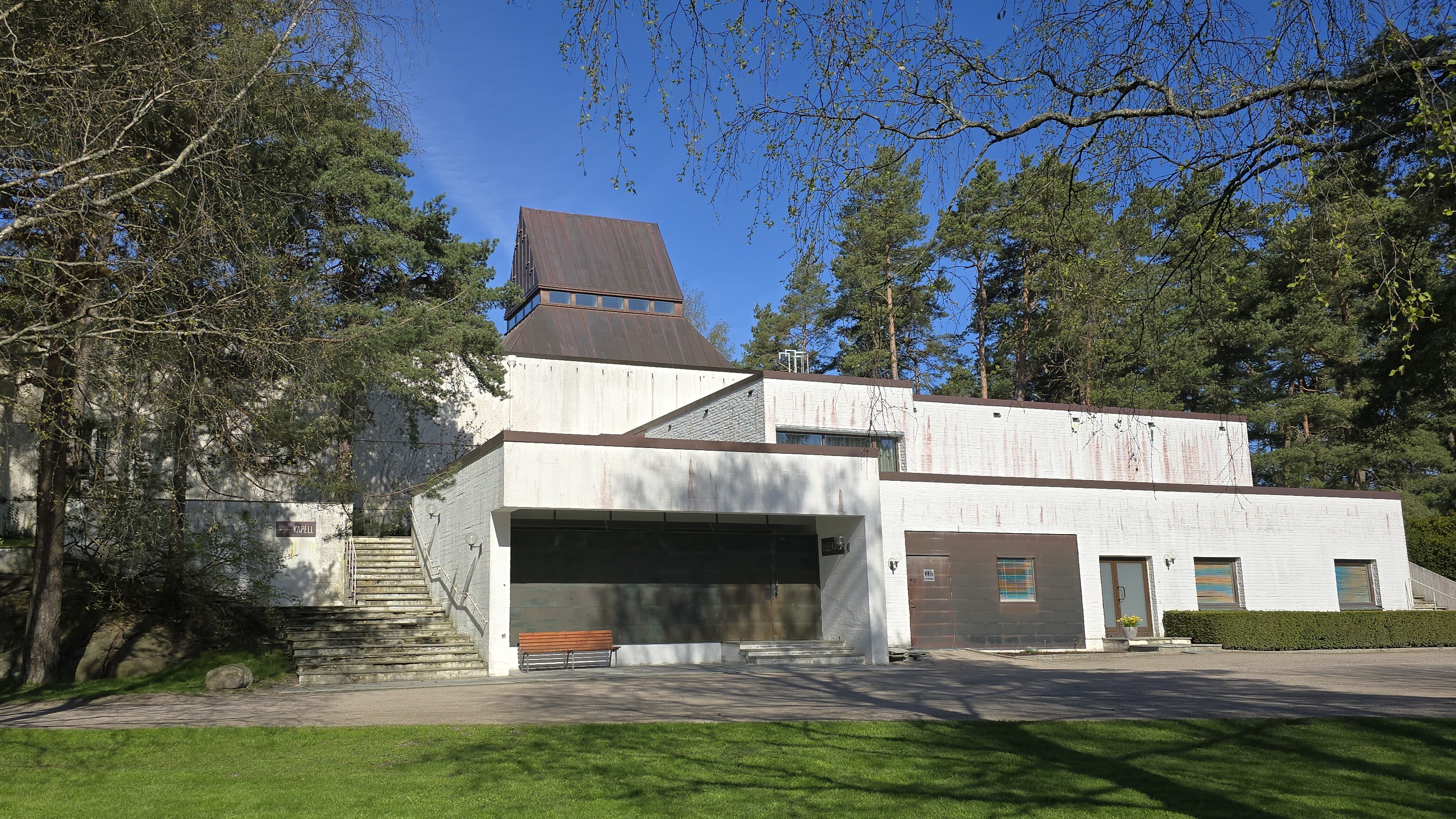Leie kapell sett forfra. Foto: Den norske kirke i Fredrikstad.