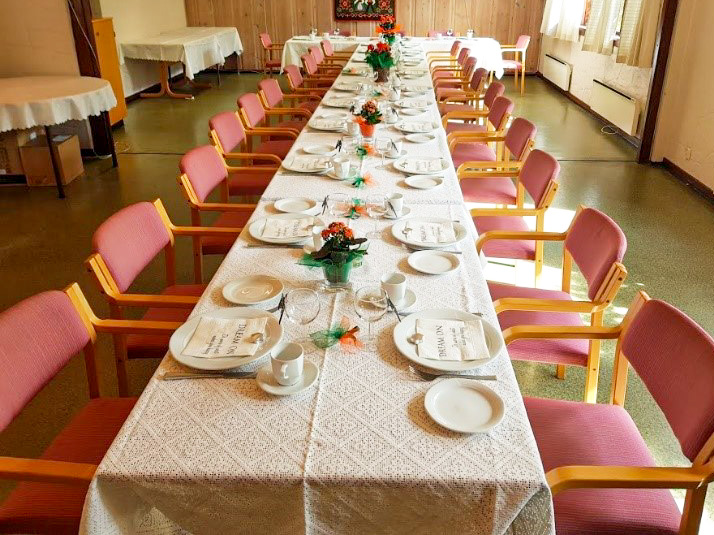 Lyngmo menighetssenter ligger på Ambjørnrød i kjelleren av Læringsverkstedet barnehage. Foto: Den norske kirke i Fredrikstad.