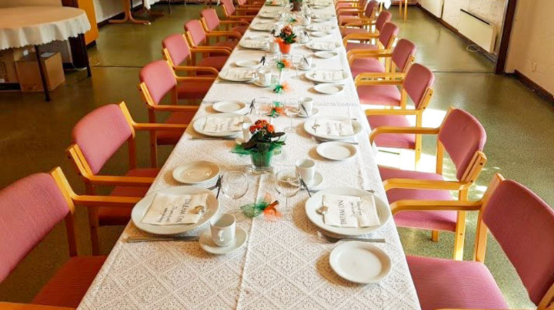 Lyngmo menighetssenter ligger på Ambjørnrød i kjelleren av Læringsverkstedet barnehage. Foto: Den norske kirke i Fredrikstad.