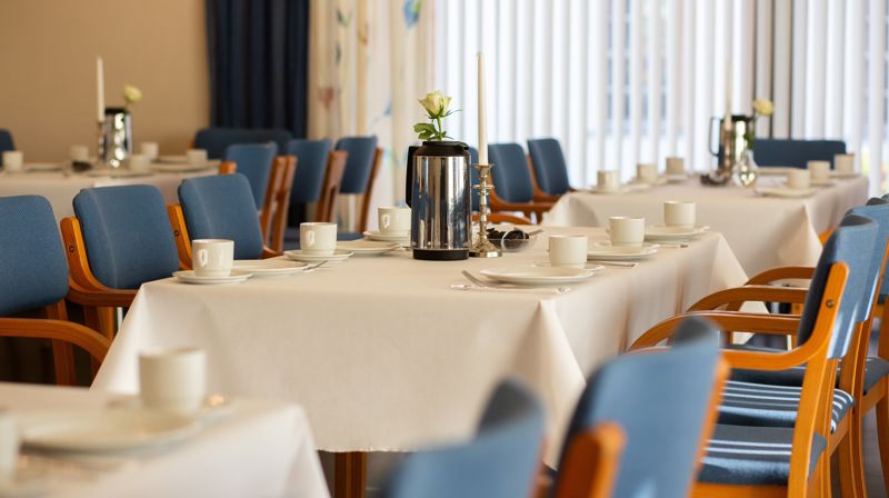 Rolvsøy menighetssenter funksjonelle, lyse og moderne lokaler. Foto: Cecilia Riis Kjeldsen.