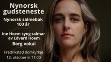 Ine Hoem syng salmar av Edvard Hoem (Foto: Jørgen Nordby)