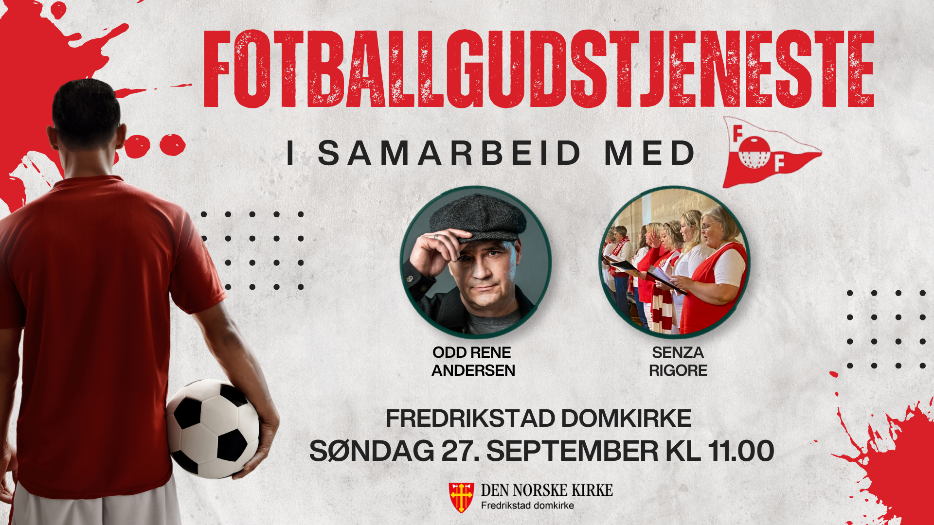 Velkommen til fotballgudstjeneste i domkirken!