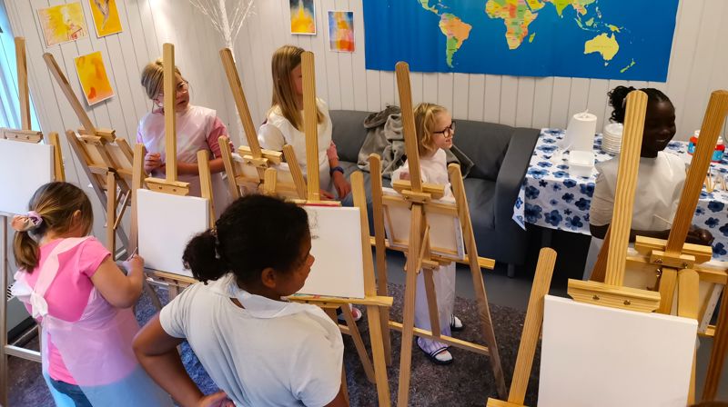 Fra malesamling med Juntos-gjengen!