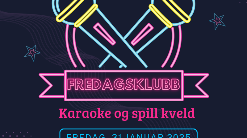 Fredagsklubb for barn i 5-7 trinn