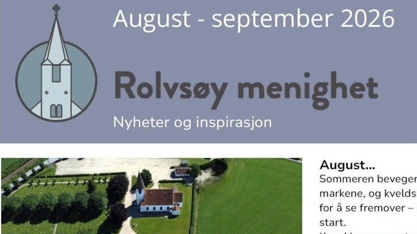 Nytt månedsbrev fra Rolvsøy menighet