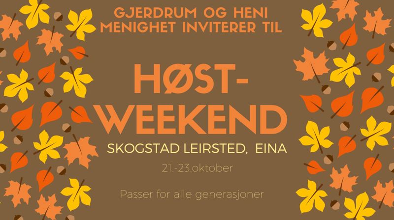 Høstweekend - for alle generasjoner