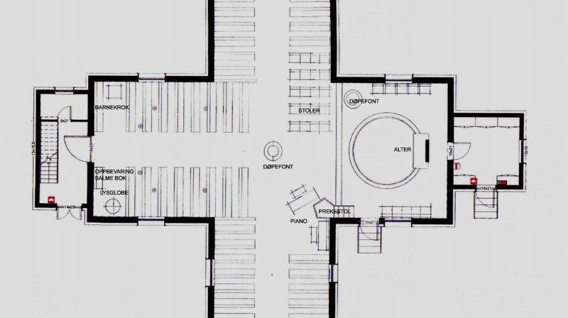 Ommøblering av Gjerdrum kirke
